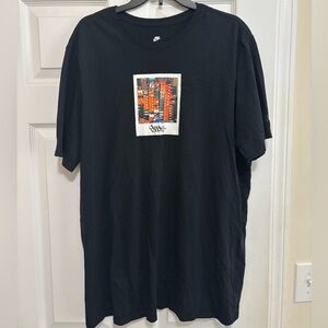 Nike Men's Black Graphic T-Shirt “Stacks”